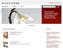 Tablet Screenshot of daguerre.fr